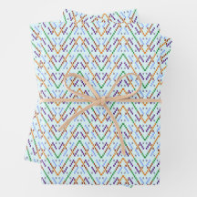 Geometrisches Chevron-Zickzack-Mosaik nahtloses Mu