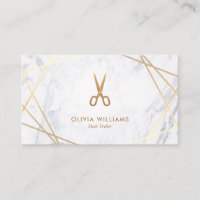 Geometrisches Chic-Gold Scissors