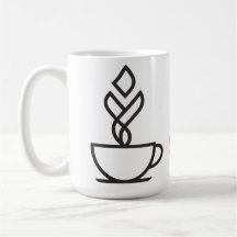 Geometrisches Dampf-Kaffee-Tasse T-Shirt – Minimal