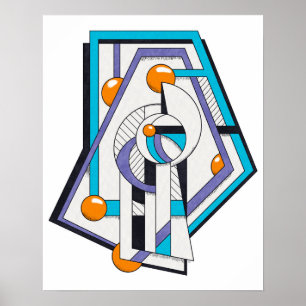 Geometrisches Deko Konstruktivist