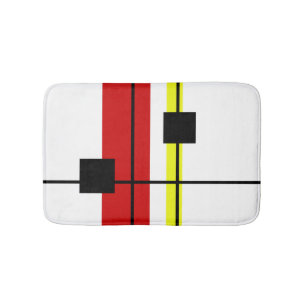 Geometrisches Design Badematte