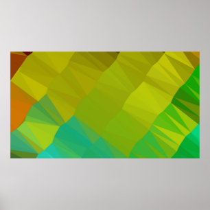 Geometrisches Design. Farbvoller Verlauf. Ge Poster