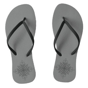 Geometrisches Design Flip Flops