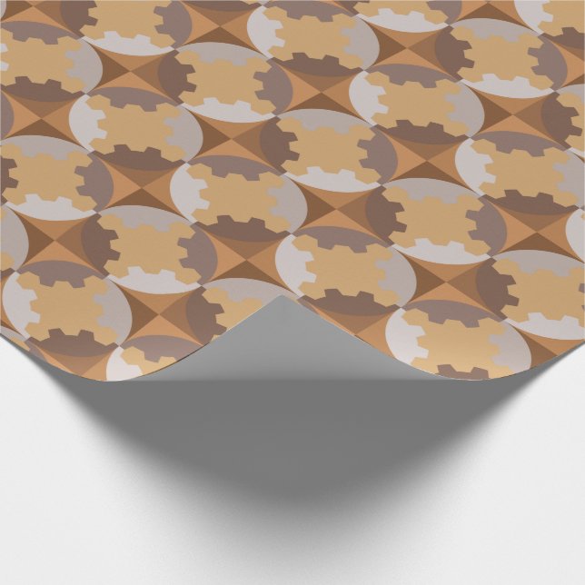 GEOMETRISCHES DESIGN. GESCHENKPAPIER (Ecke)