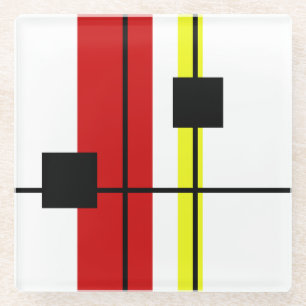 Geometrisches Design Glasuntersetzer