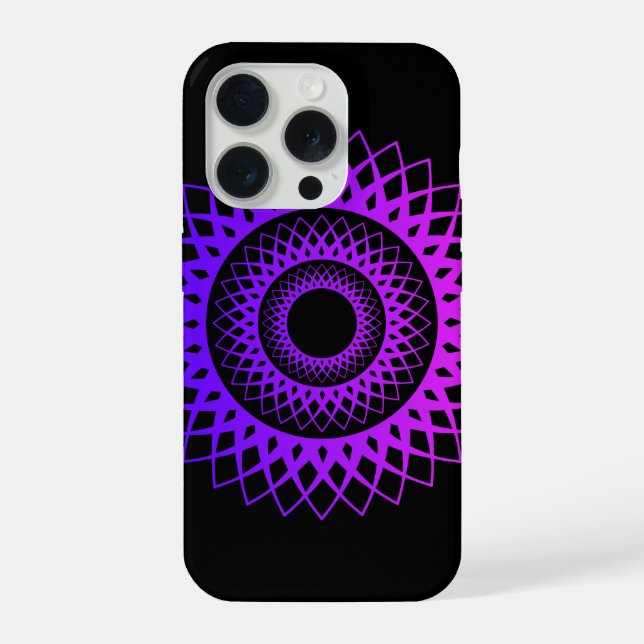 Geometrisches Design-Handyhülle iPhone 15 Pro Hülle (Rückseite)