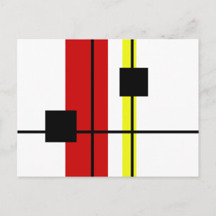 Geometrisches Design Postkarte