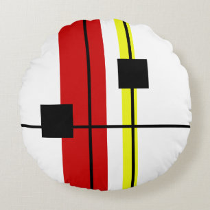 Geometrisches Design Rundes Kissen