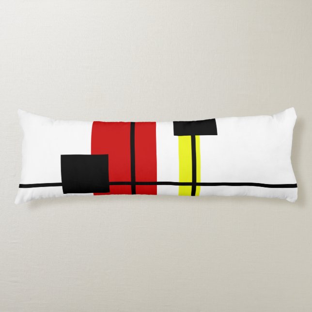 Geometrisches Design Seitenschläferkissen (Vorderseite)