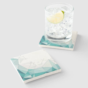 Geometrisches Design Steinuntersetzer