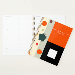 Geometrisches Design Wochen- und Monatsplaner Planer