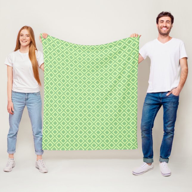 Geometrisches DIY-Muster, Limon auf einer beliebig Fleecedecke (Beispiel)