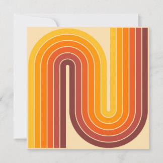 Geometrisches Doppelbogen-Design Einladung