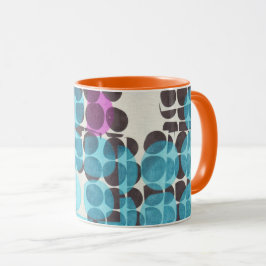 geometrisches dots muster tasse