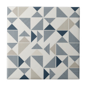 Geometrisches Dreieck Fliese