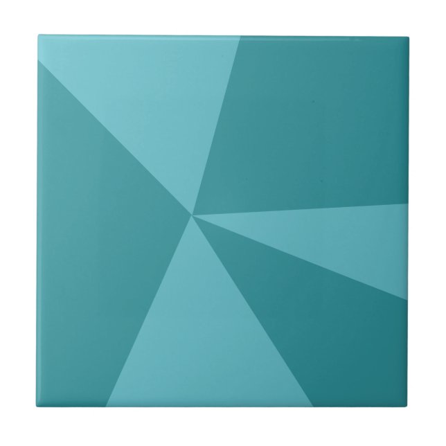 Geometrisches Dreieck Fliese (Vorderseite)