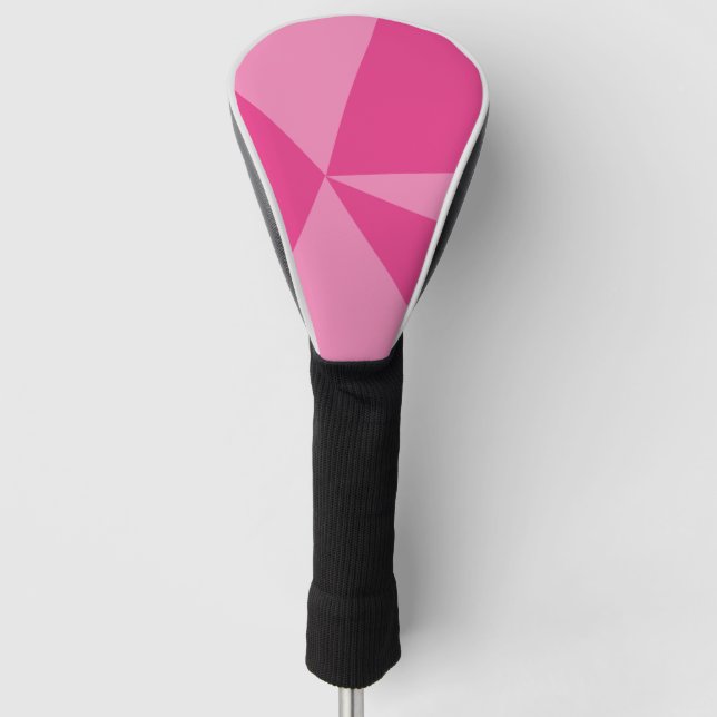 Geometrisches Dreieck Golf Headcover (Vorderseite)
