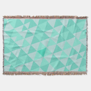 Geometrisches Dreieck Minze Moderne Abstrakt Decke