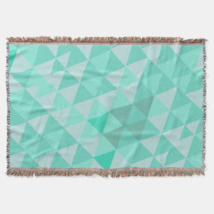 Geometrisches Dreieck Minze Moderne Abstrakt Decke