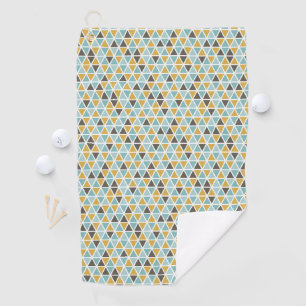 Geometrisches Dreieck-Muster Golfhandtuch