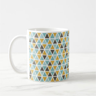 Geometrisches Dreieck-Muster Kaffeetasse