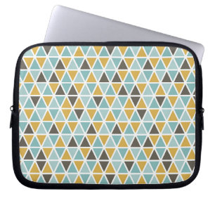Geometrisches Dreieck-Muster Laptopschutzhülle