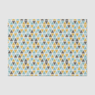 Geometrisches Dreieck-Muster Seidenpapier