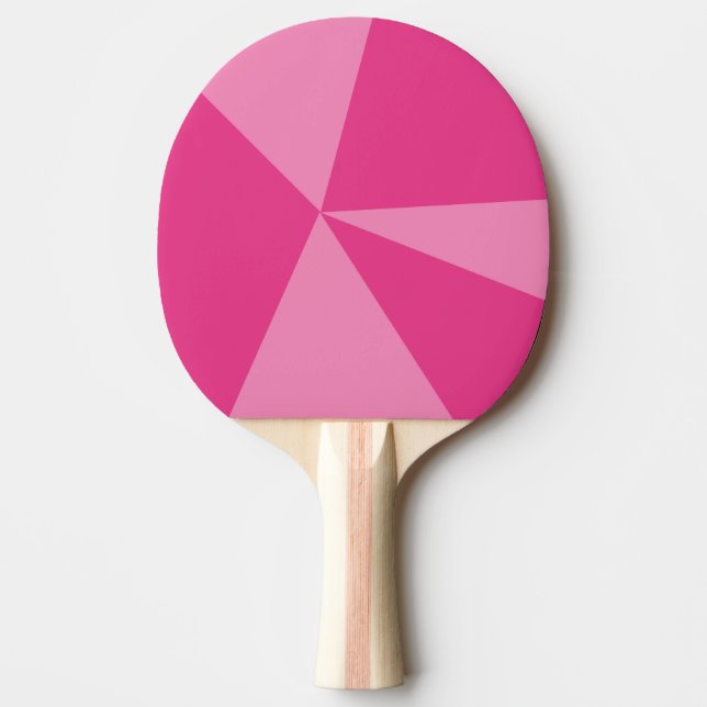 Geometrisches Dreieck Tischtennis Schläger (Vorderseite)