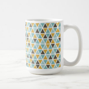 Geometrisches Dreiecksmuster Kaffeetasse