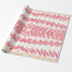 Geometrisches, ethnisch orientalisches nahtloses M Geschenkpapier