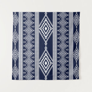 Geometrisches ethnisch orientalisches nahtloses Mu Wandteppich