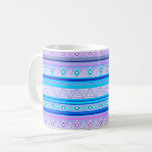 geometrisches ethnisches Stammesmuster der amerika Kaffeetasse