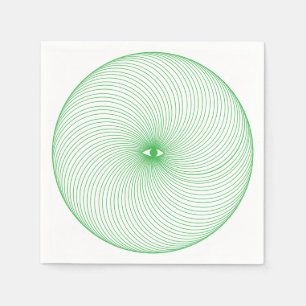 Geometrisches Eye Napkins Serviette