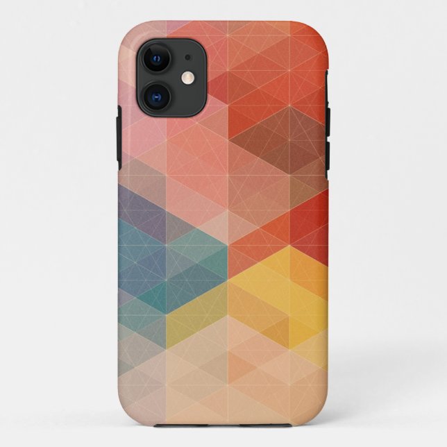 Geometrisches FarbeiPhone 5 Fall ™ Case-Mate iPhone Hülle (Rückseite)