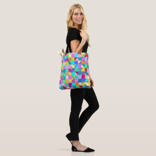 Geometrisches farbenfrohes abstraktes Design, Graf Tasche