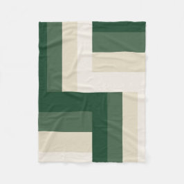 Geometrisches Forest & Creme Modernes Decken