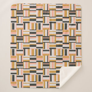 Geometrisches Form-Muster Sherpadecke