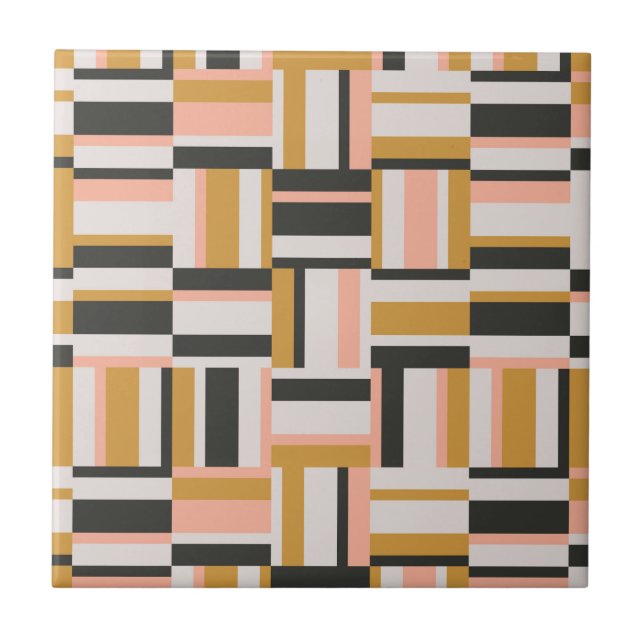 Geometrisches Formmuster Fliese (Vorderseite)