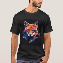 Geometrisches Fox T-Shirt