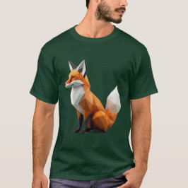 Geometrisches Fox T-Shirt