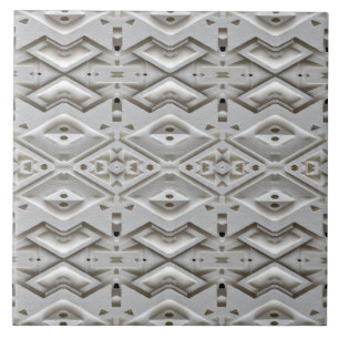 Geometrisches geprägtes Diamantmuster Fliese