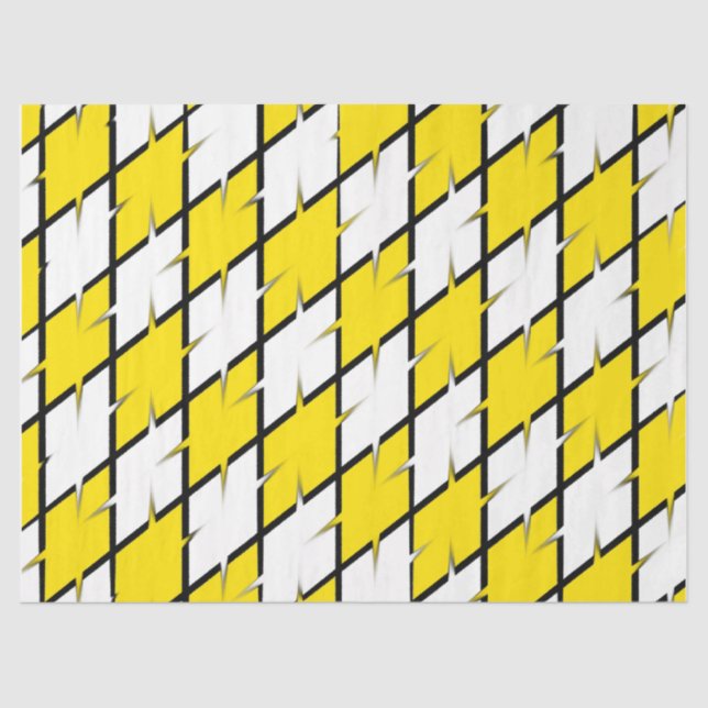 Geometrisches Gewebepapier Seidenpapier (Vorderseite)