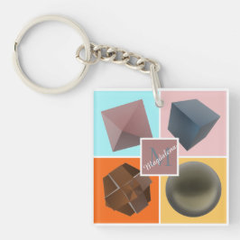 Geometrisches Gleichgewicht - Schlüsselanhänger