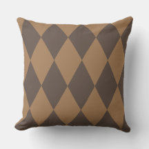 Geometrisches Gold und Beige Diamond Harlequin Mod
