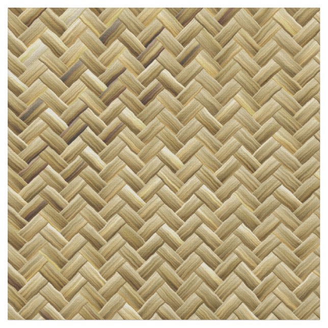 Geometrisches goldenes Basketwegemuster Stoff (Nahaufnahme)