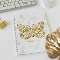Geometrisches Goldschmetterling Personalisiert