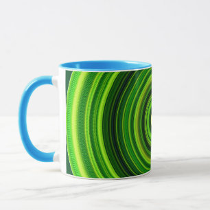 Geometrisches Green Mandala Design-64555 Tasse