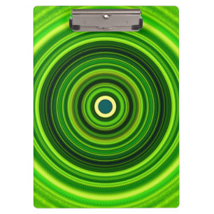 Geometrisches Grün Mandala-25436 Klemmbrett