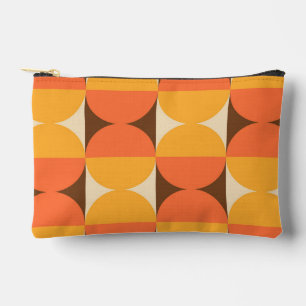 Geometrisches Halbquadrat und Kreismuster Zubehörtasche