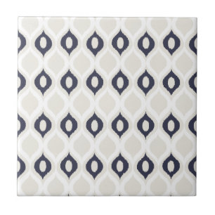 Geometrisches iKat-Druckmuster für Seestreitkräf Fliese
